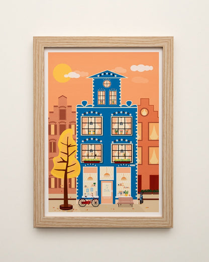 Blue house